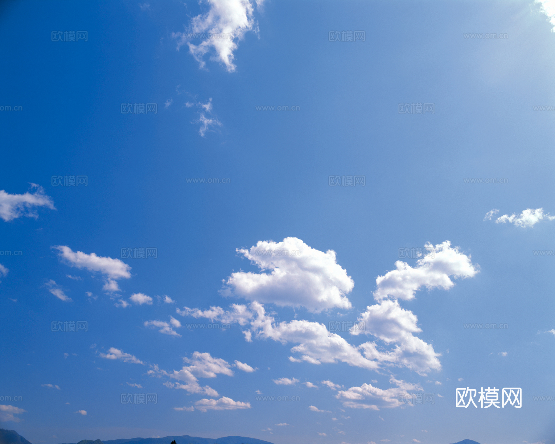 高清蓝天白云天空贴图