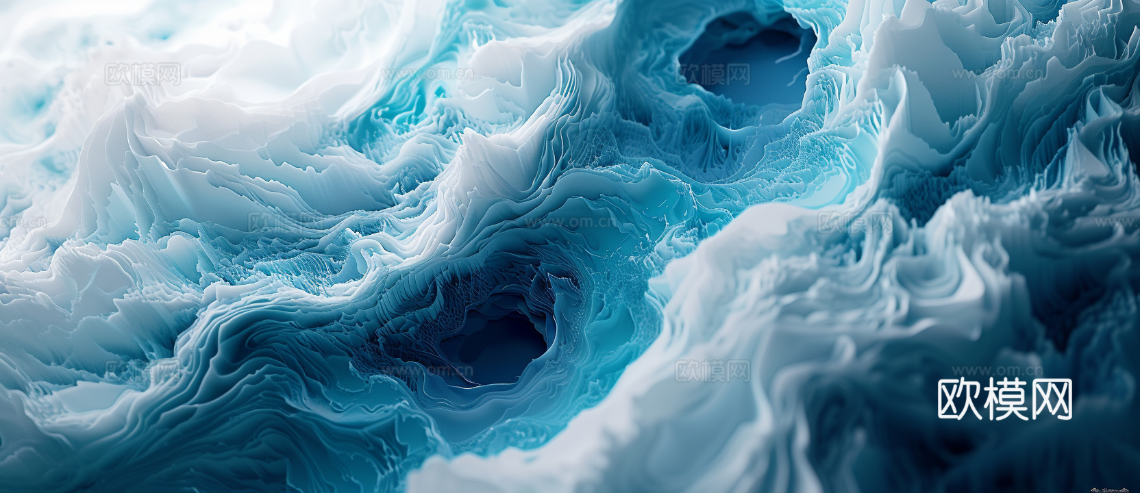 3D立体肌理油画涂抹背景壁纸