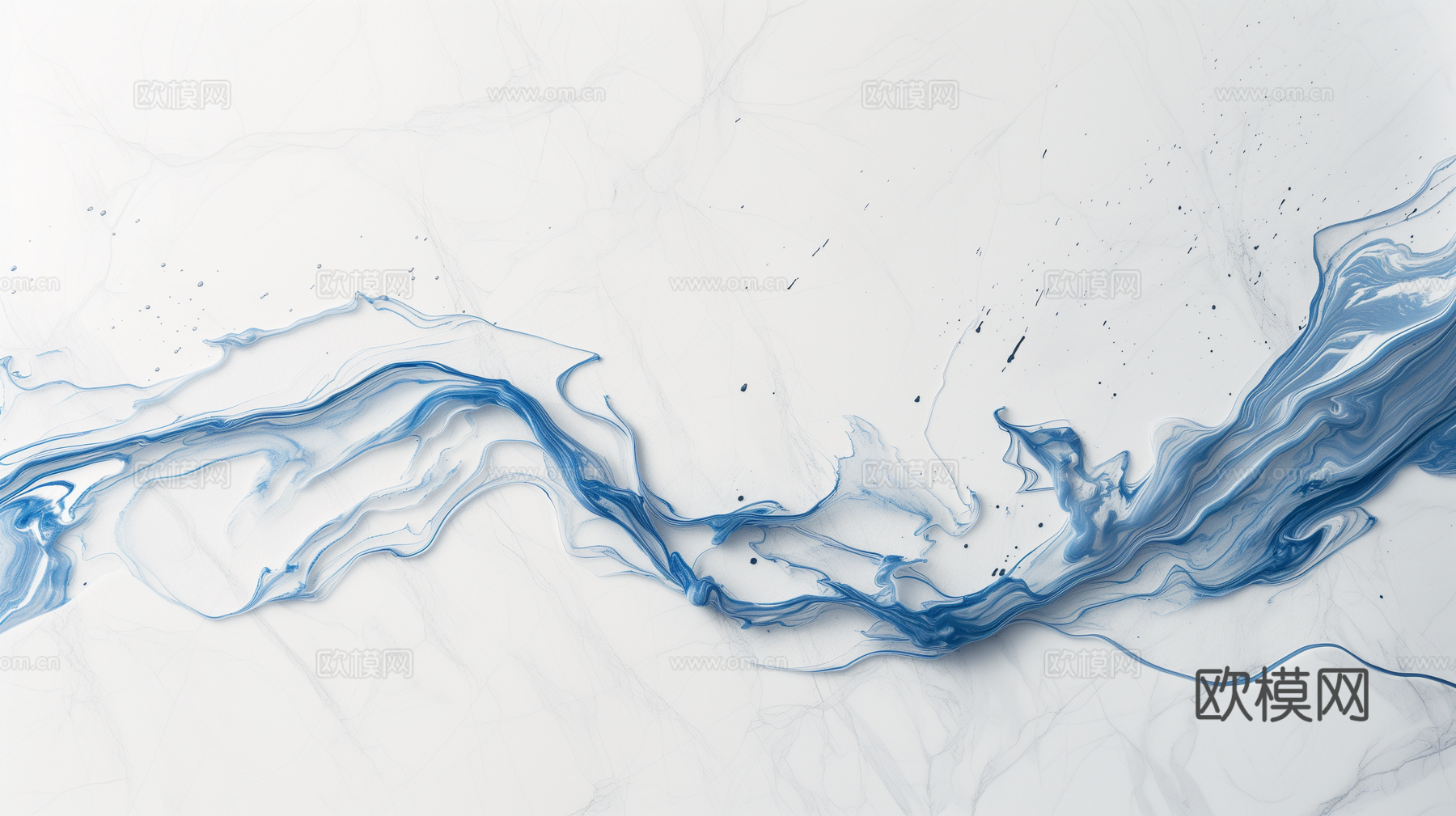 3D立体肌理油画涂抹背景壁纸下载（渲染图8）