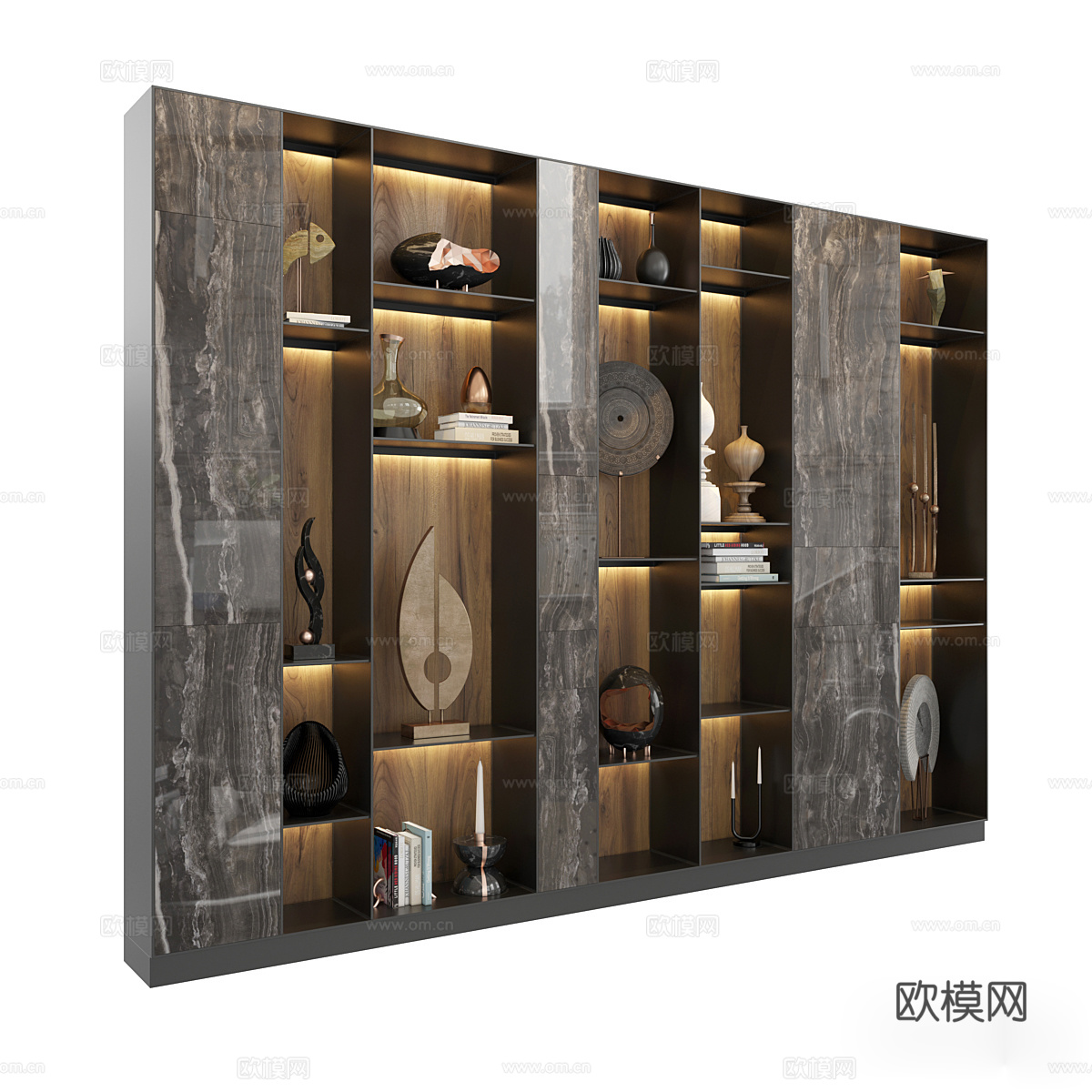 装饰柜 置物柜 柜子3d模型