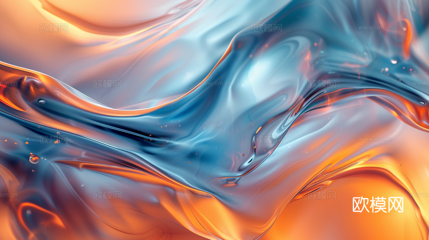 3D立体肌理油画涂抹背景壁纸