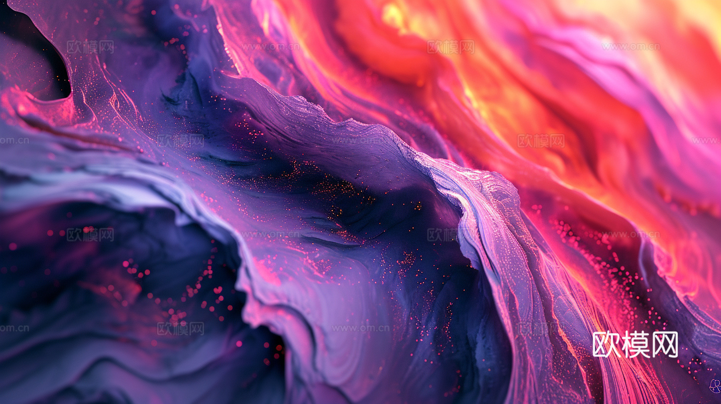 3D立体肌理油画涂抹背景壁纸