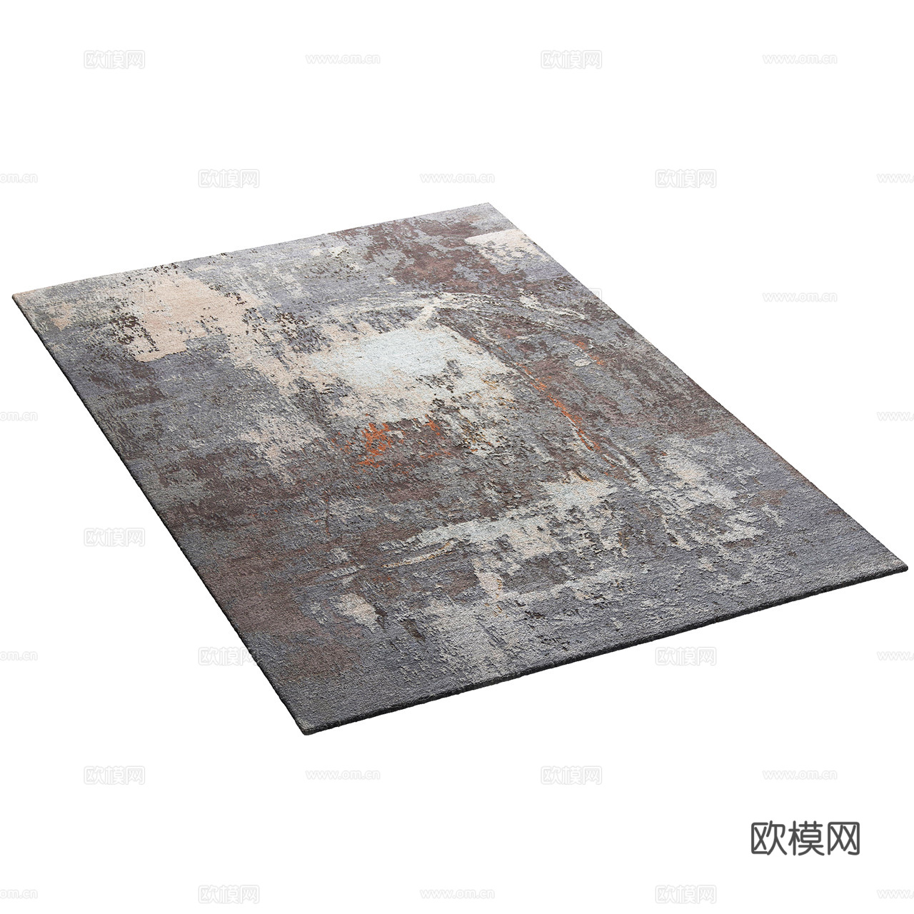 Thibault 现代地毯 意式地毯 方形地毯 抽象地毯3d模型