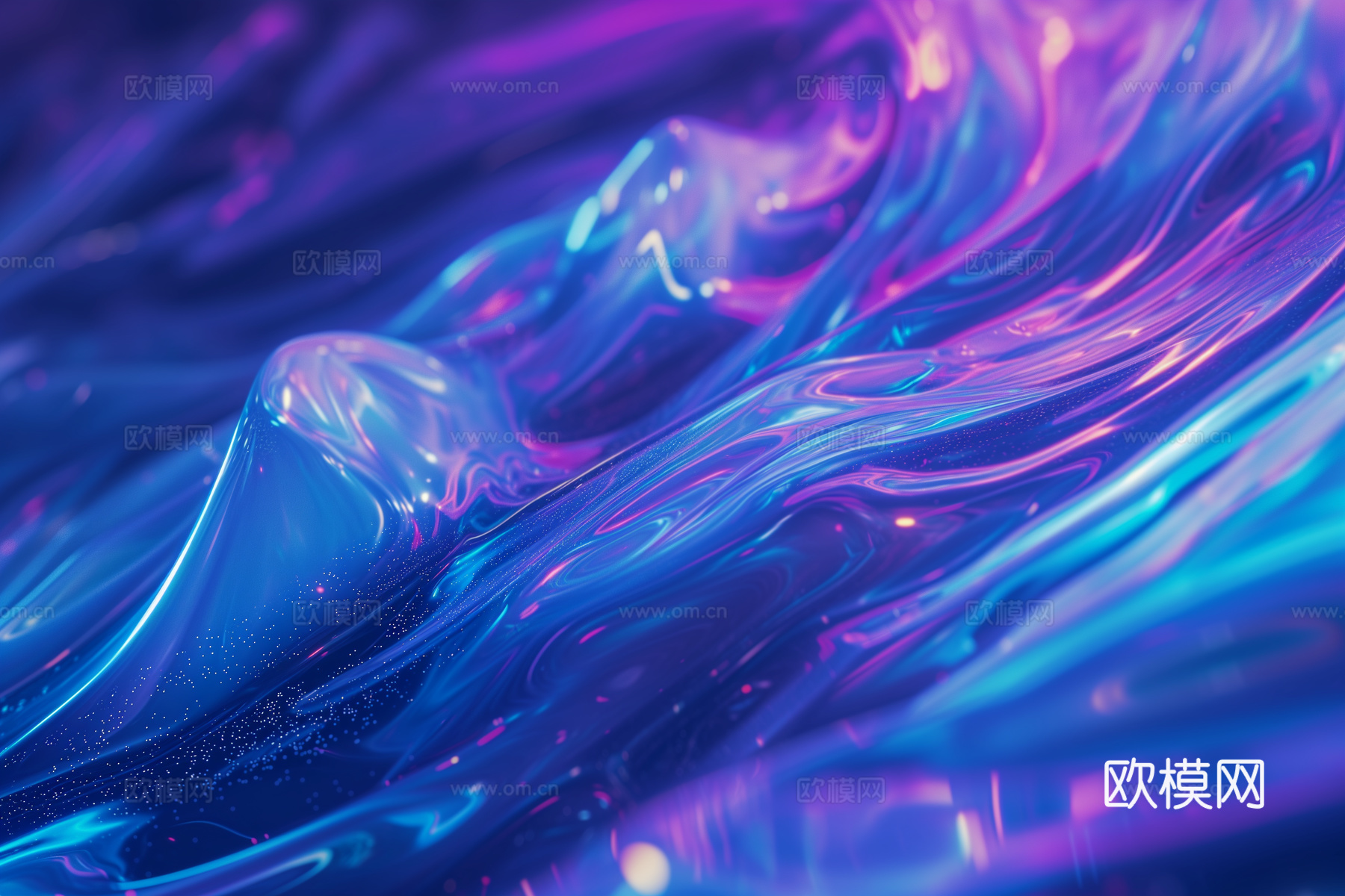 3D立体肌理油画涂抹背景壁纸下载（渲染图6）