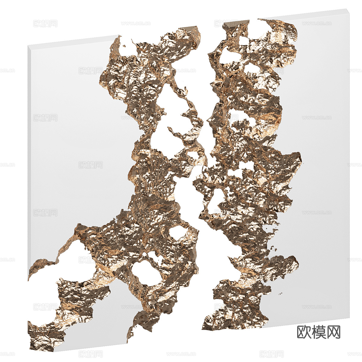 现代轻奢艺术挂饰3d模型