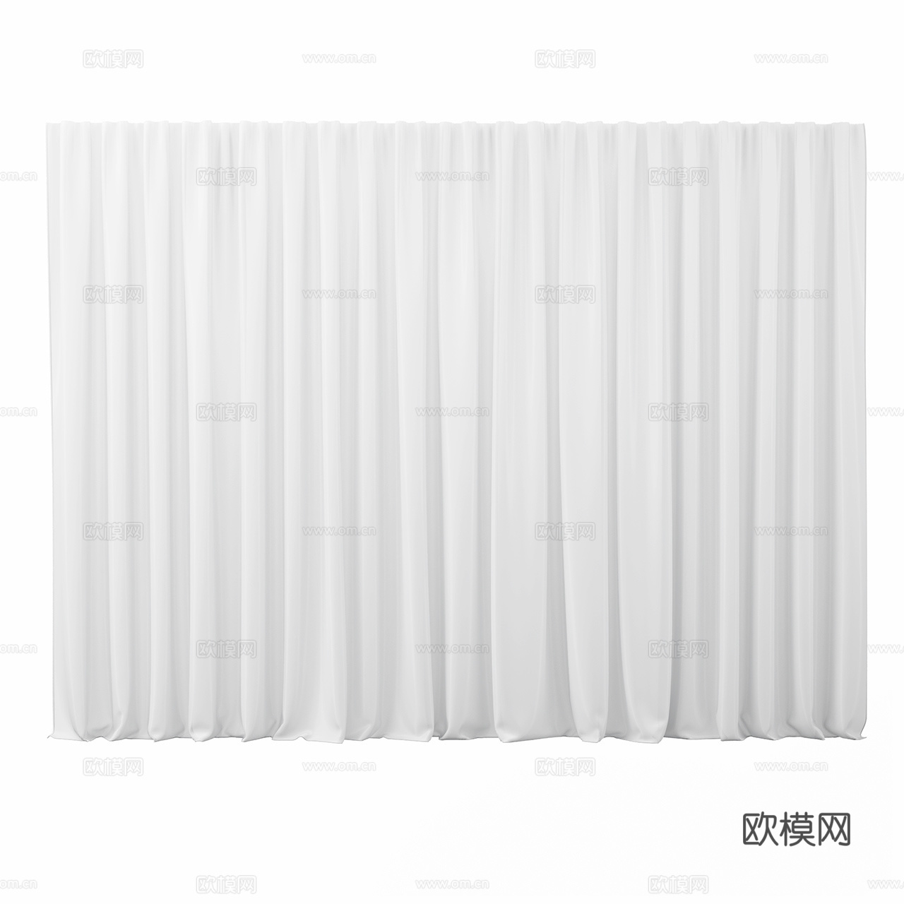Drapilux 现代窗帘 布帘 纱帘 极简窗帘 极简纱帘3d模型