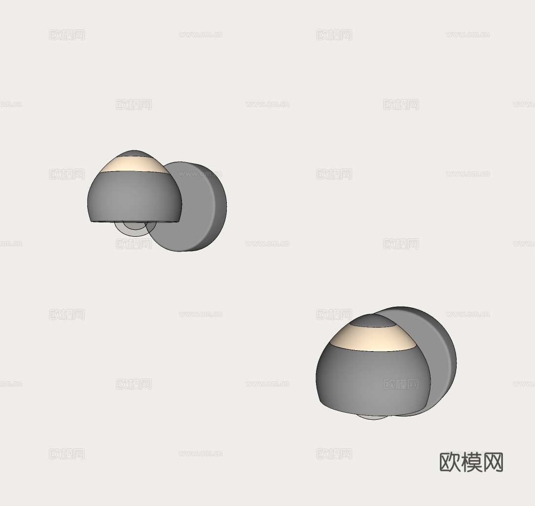现代壁灯 轻奢壁灯 床头壁灯 过道走廊壁灯su模型