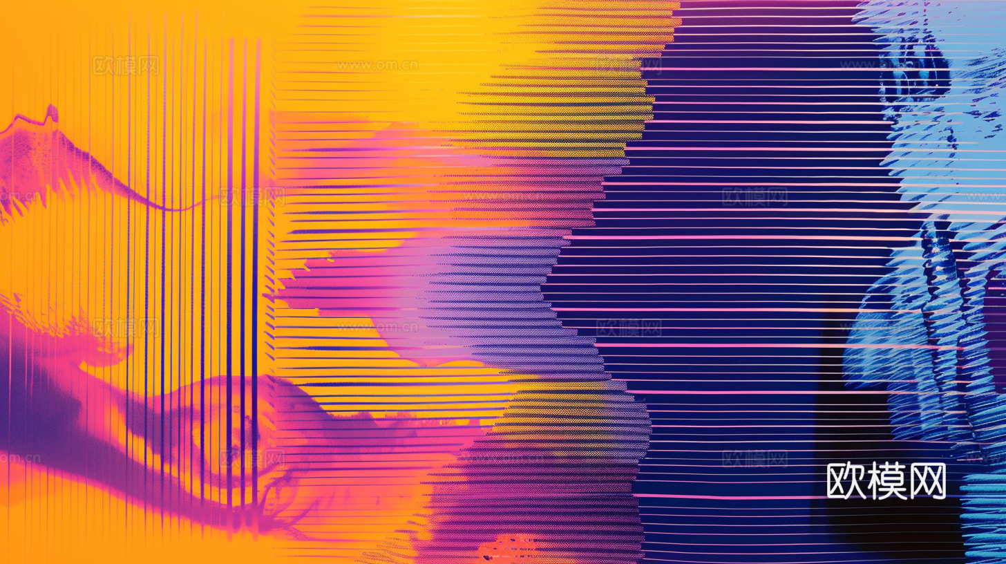 3D立体肌理油画涂抹背景壁纸