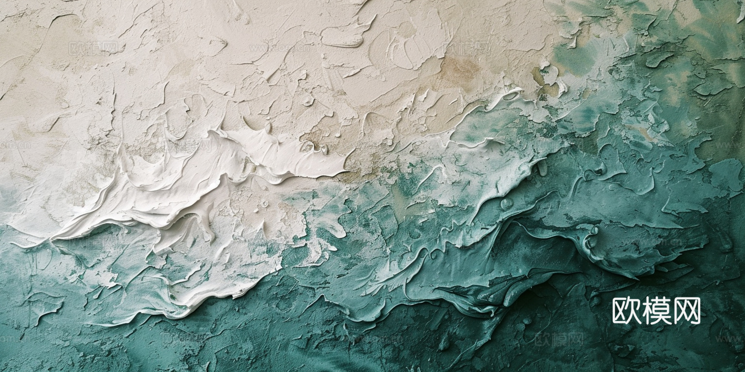 3D立体肌理油画涂抹背景壁纸