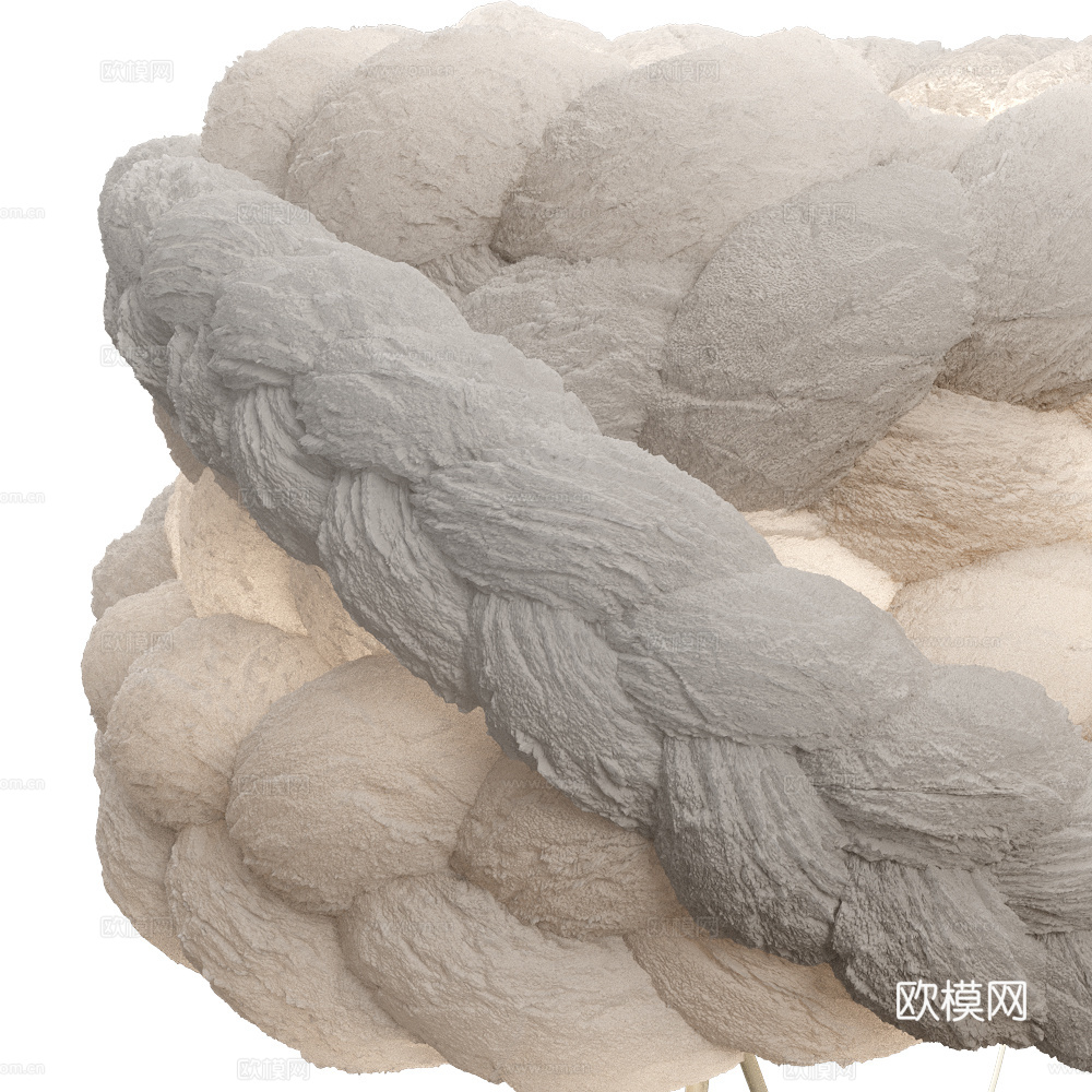 现代侘寂台灯3d模型