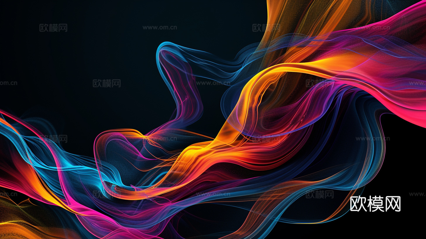 3D立体肌理油画涂抹背景壁纸