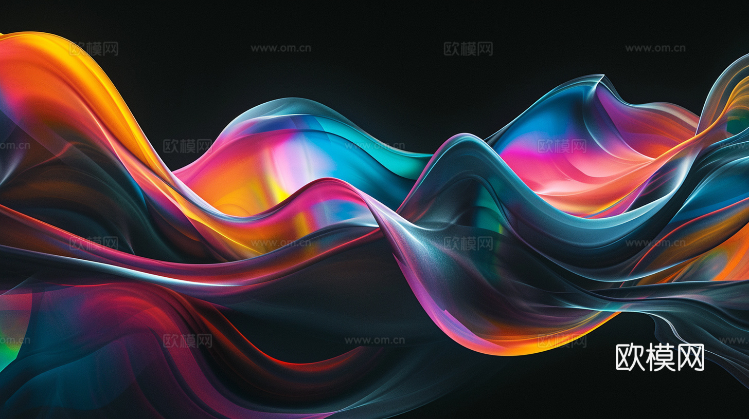 3D立体肌理油画涂抹背景壁纸