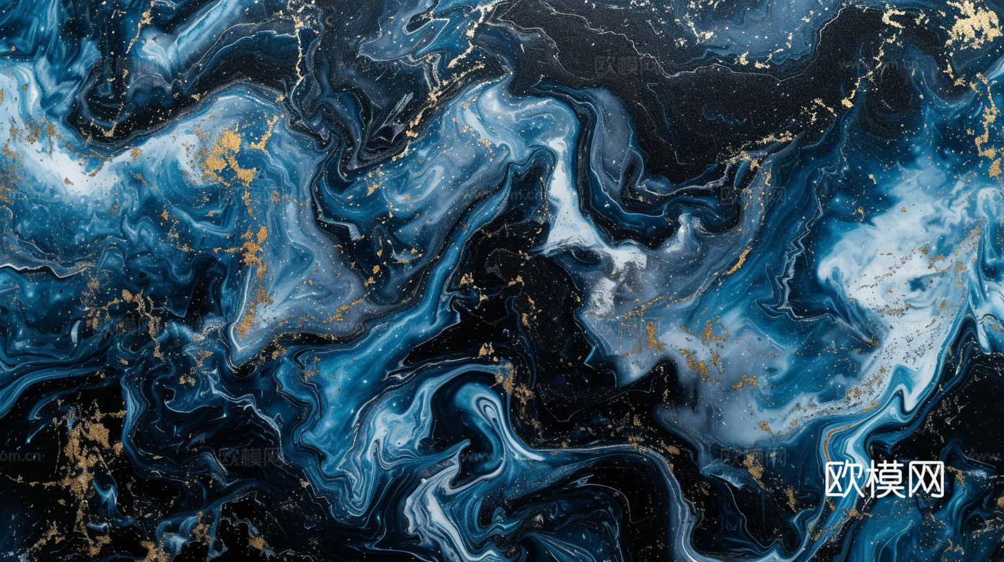 3D立体肌理油画涂抹背景壁纸下载（渲染图8）