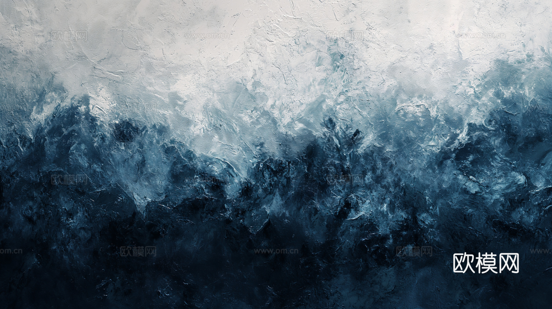 3D立体肌理油画涂抹背景壁纸下载（渲染图8）