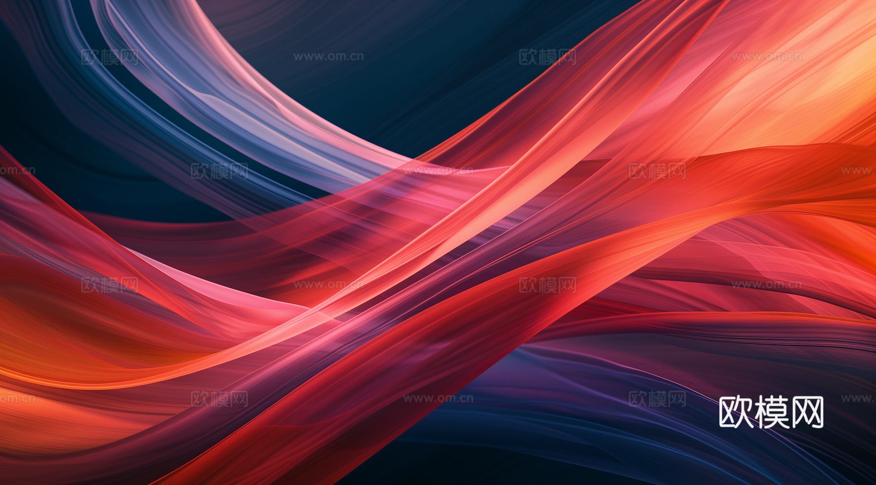 3D立体肌理油画涂抹背景壁纸下载（渲染图6）