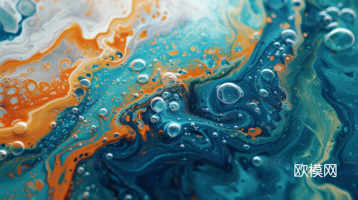 3D立体肌理油画涂抹背景壁纸
