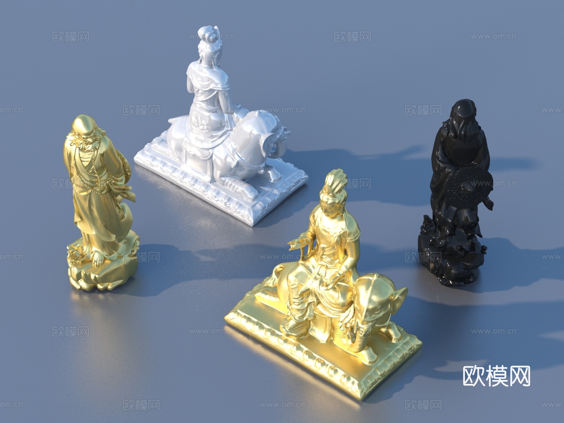 雕像 佛像 雕塑摆件 人物雕塑3d模型