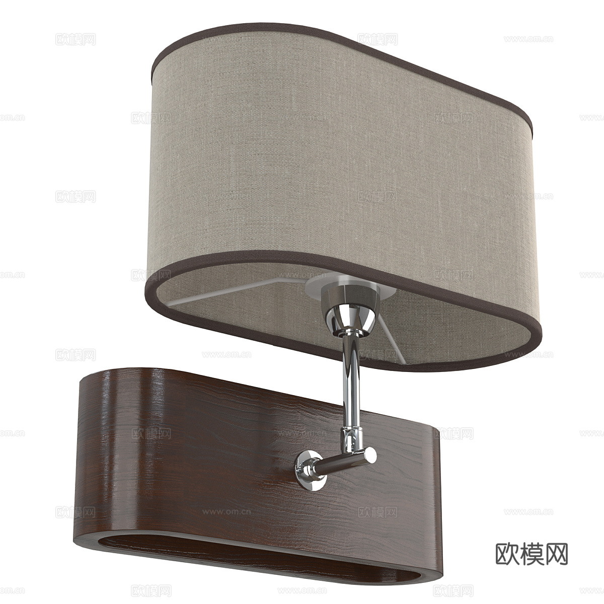 新中式装饰壁灯3d模型