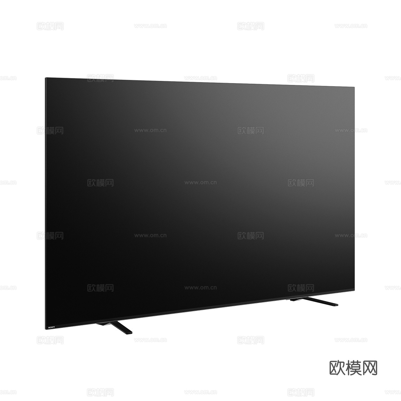 Sony 索尼 A8H 4k 智能安卓电视 55 英寸 电视3d模型