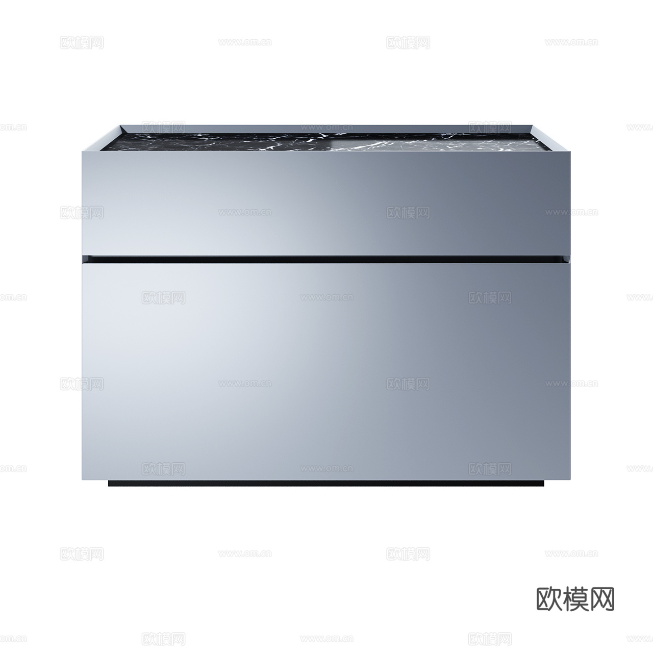 Cassina 极简边柜 餐边柜 装饰柜 储物柜 抽屉柜3d模型