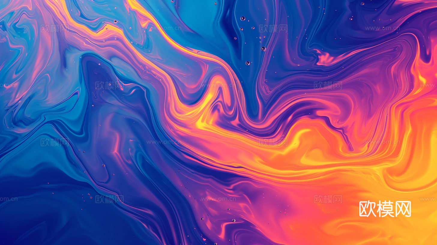 3D立体肌理油画涂抹背景壁纸