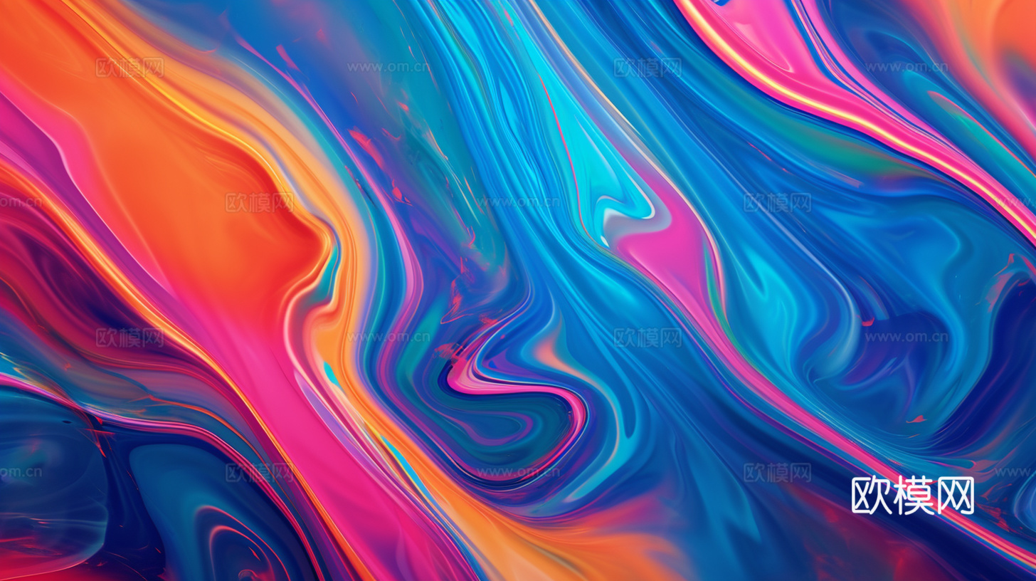 3D立体肌理油画涂抹背景壁纸