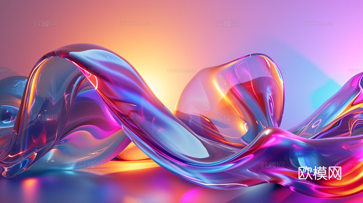 3D立体肌理油画涂抹背景壁纸
