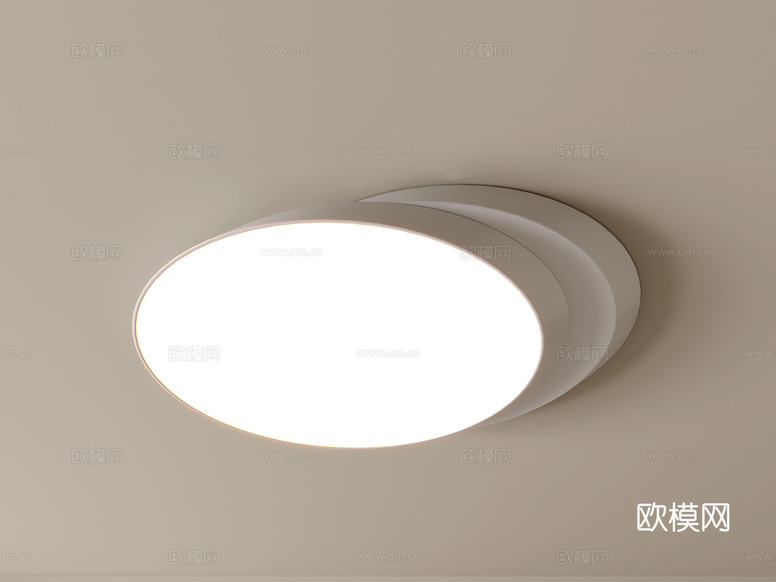 现代吸顶灯 几何形吸顶灯 卧室灯 艺术造型灯具 时尚客厅灯3d模型下载