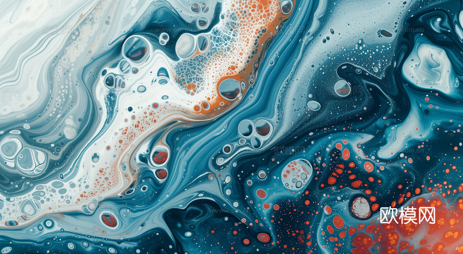 3D立体肌理油画涂抹背景壁纸
