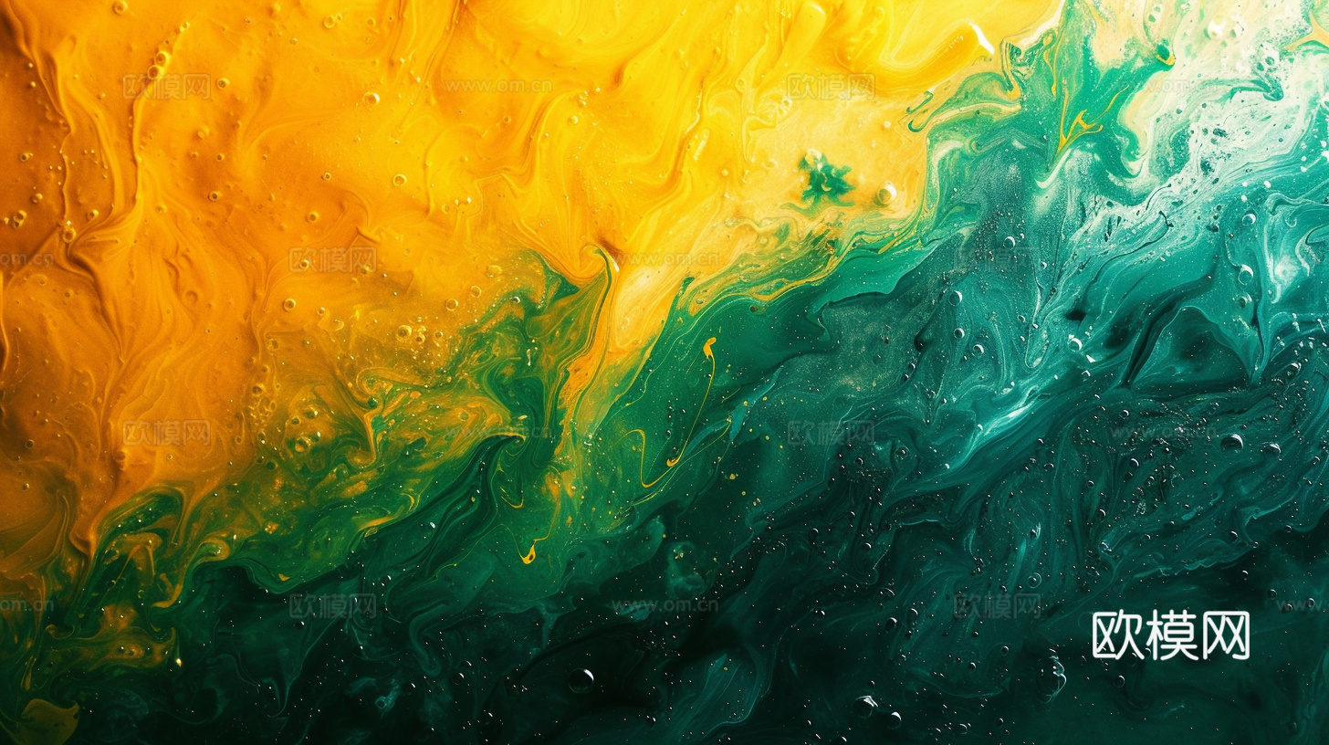 3D立体肌理油画涂抹背景壁纸下载（渲染图3）