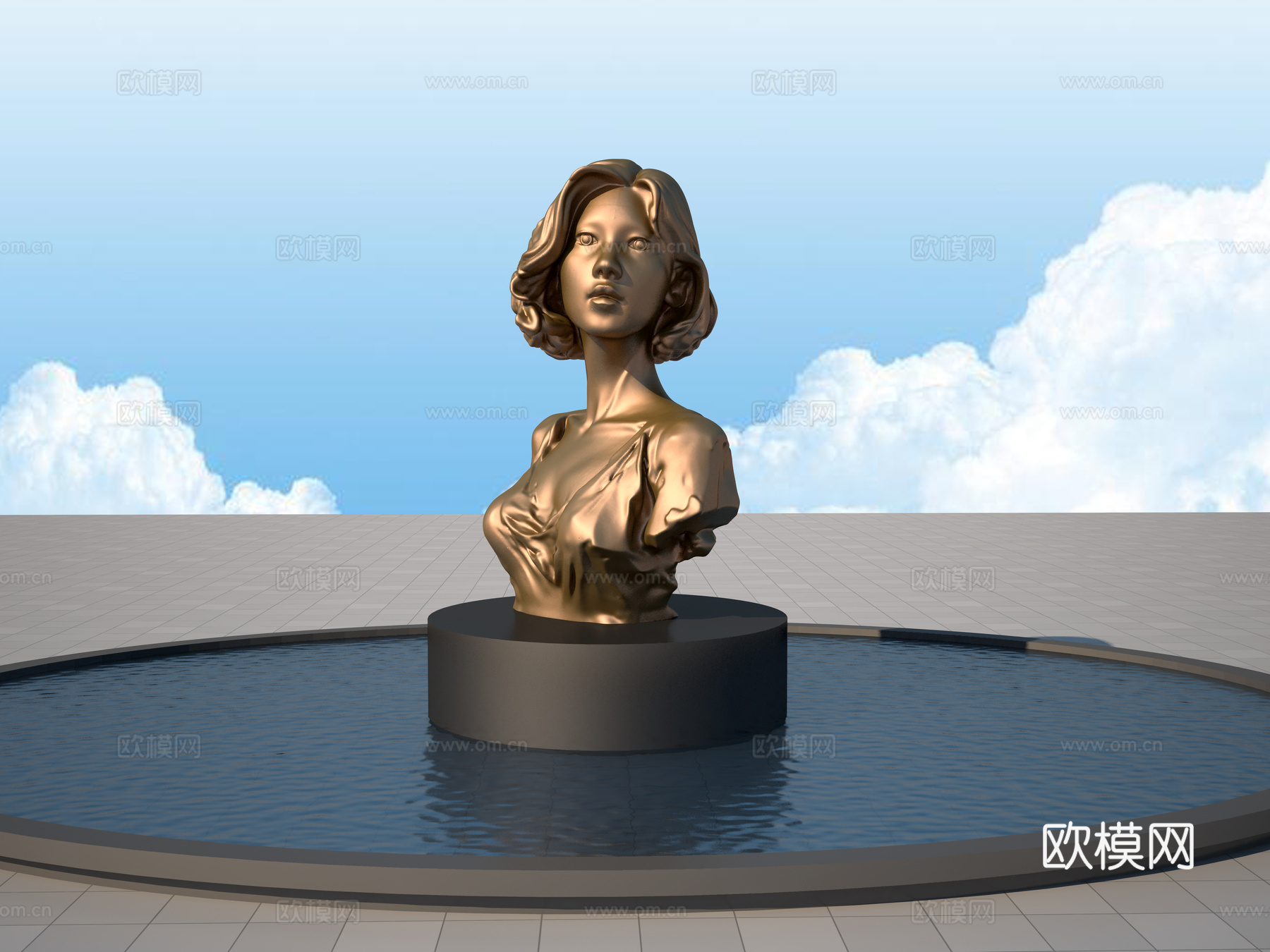 当代少女3d模型