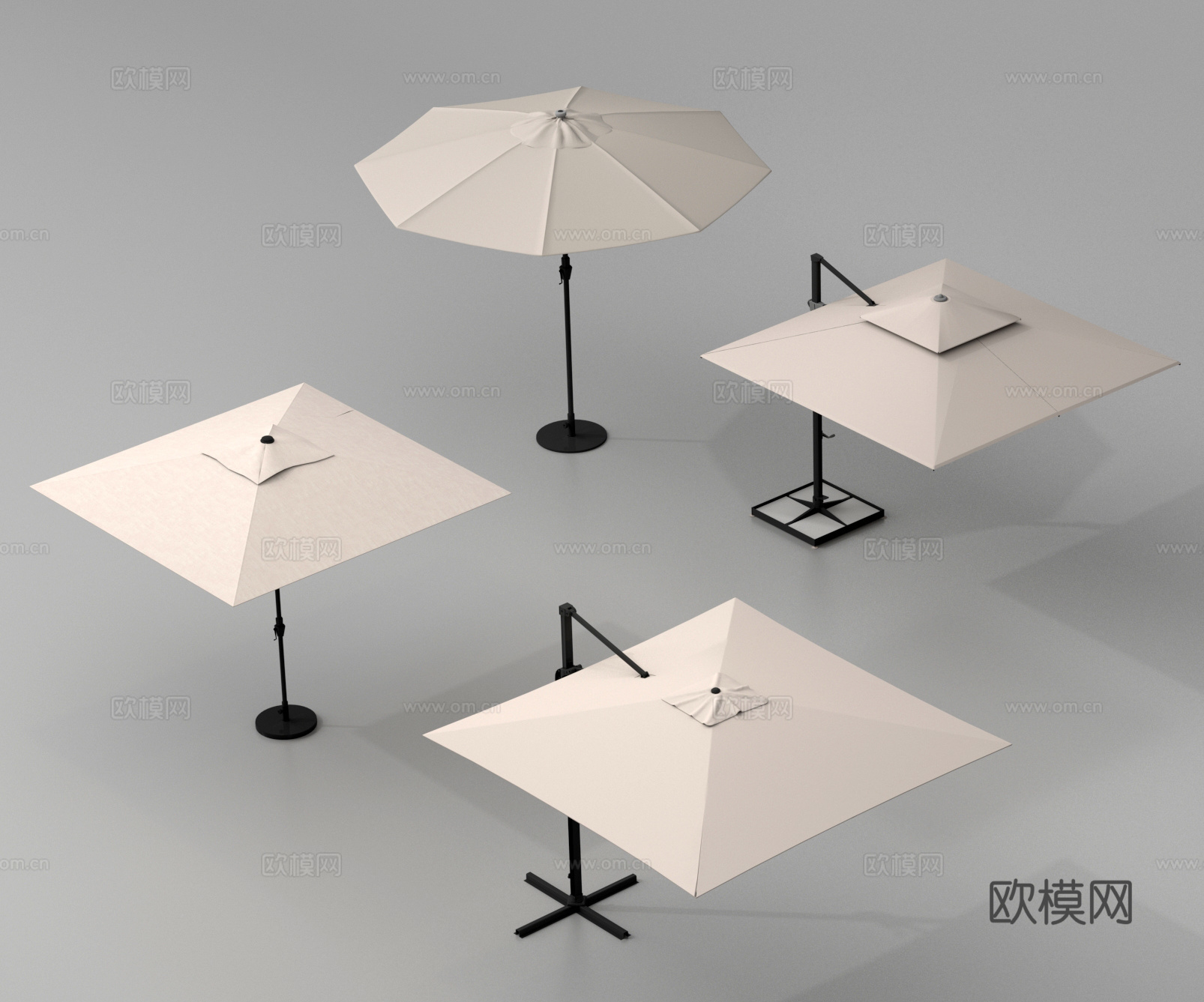 遮阳伞 雨伞 露营伞 户外伞3d模型