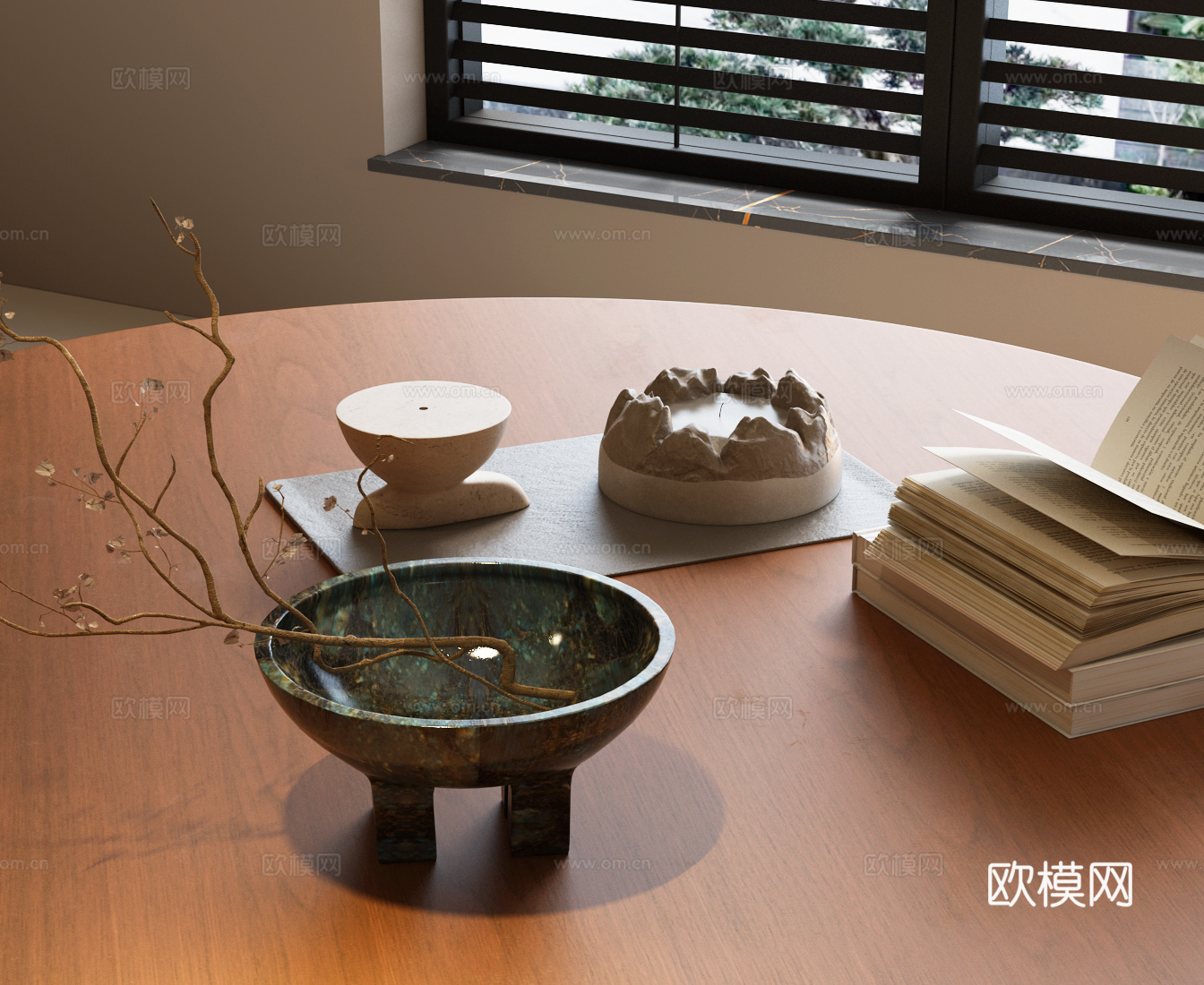 现代摆件 餐桌摆件 意式摆件 现代极简摆件su模型
