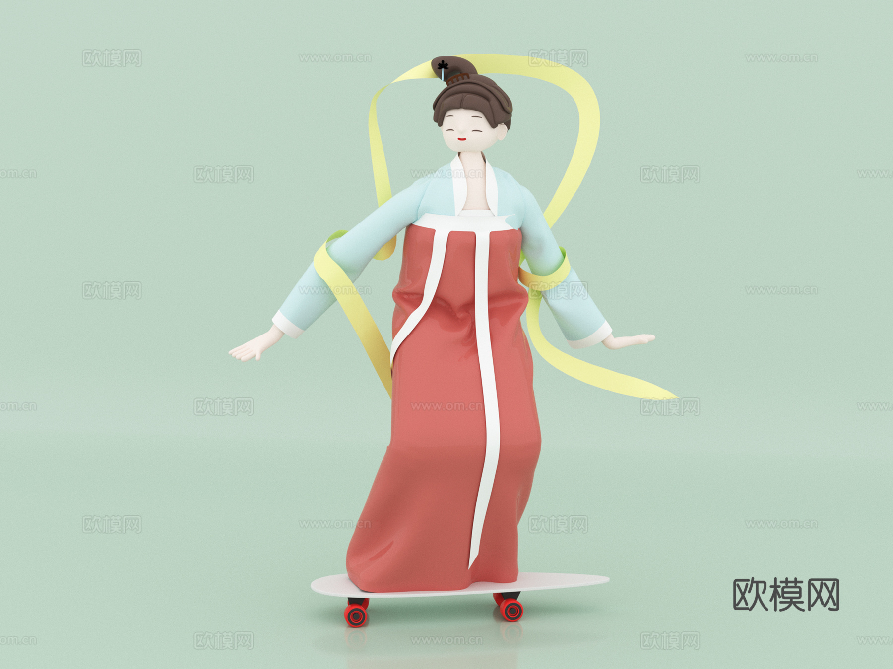 卡通人物3d模型