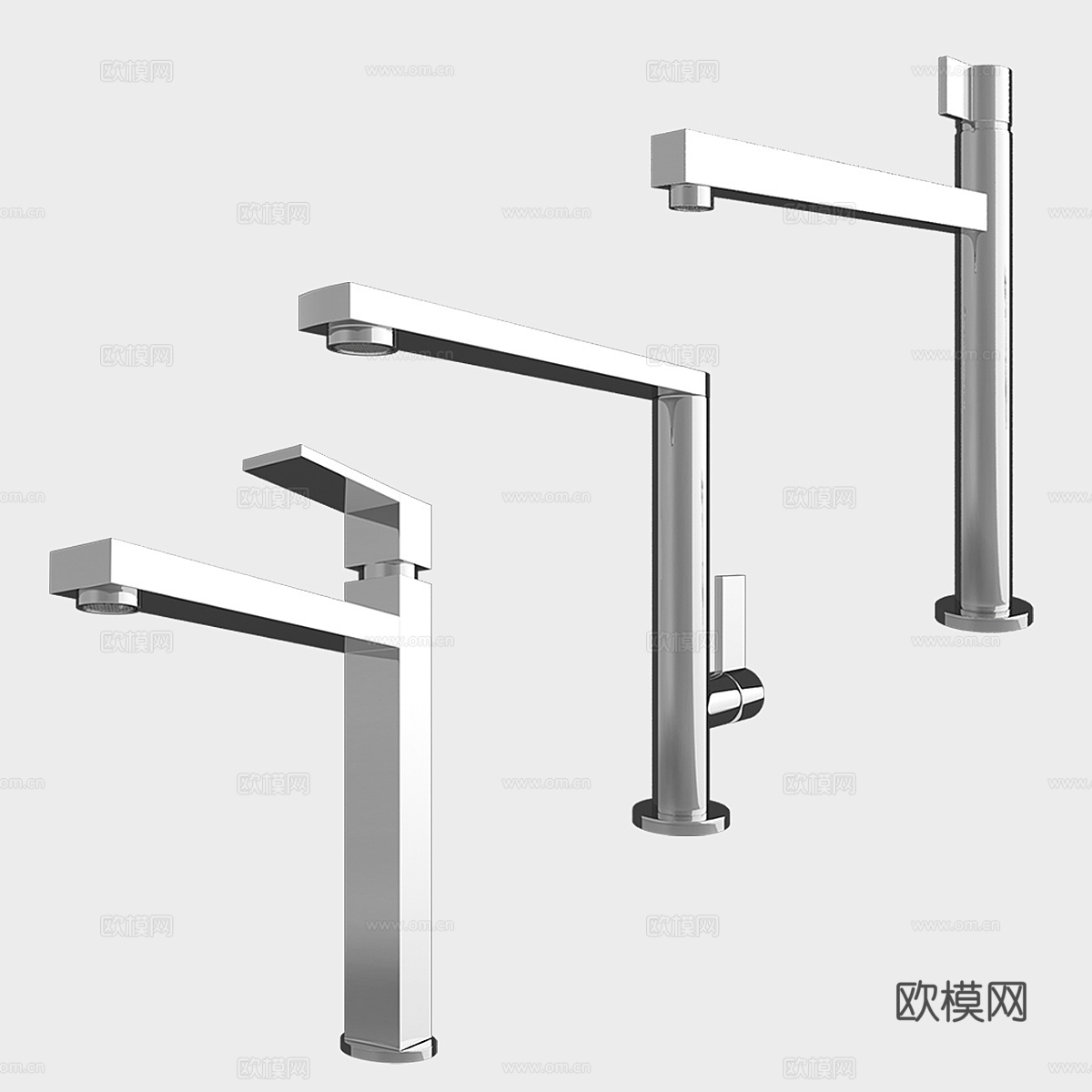 金属水龙头 厨房龙头3d模型