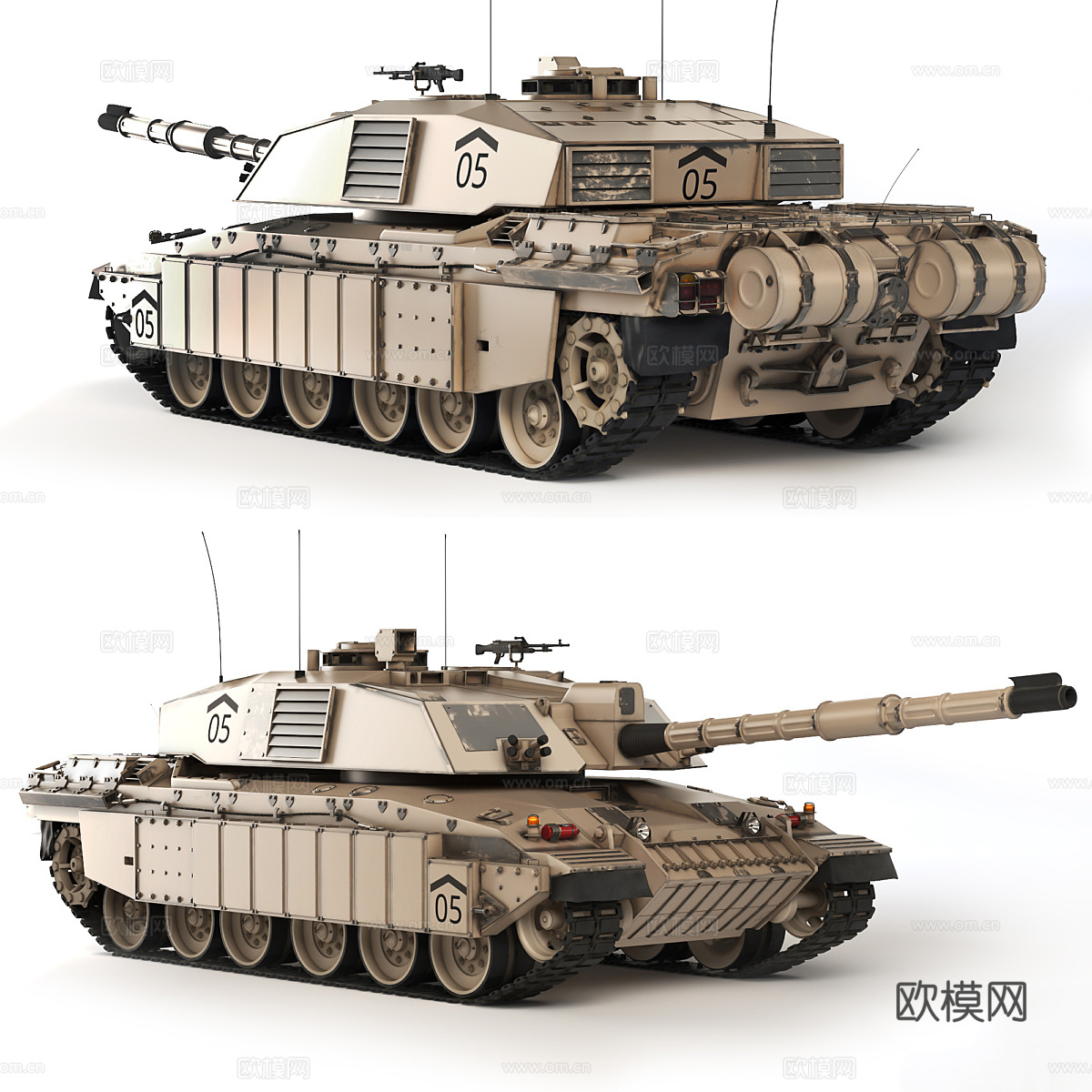 坦克装甲车3d模型