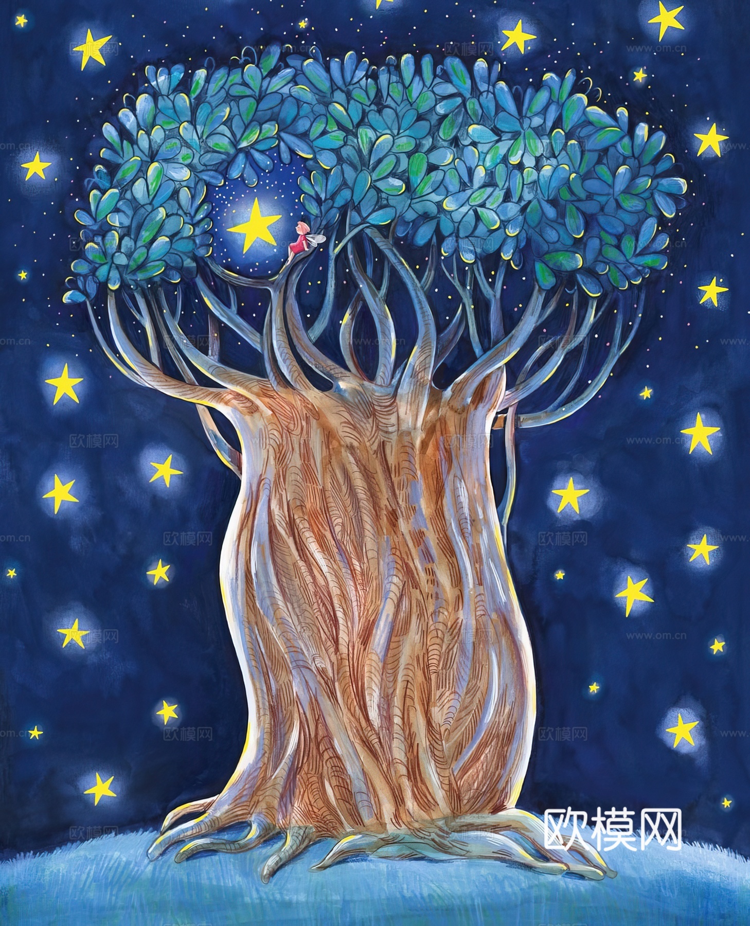 儿童插画  装饰画艺术画