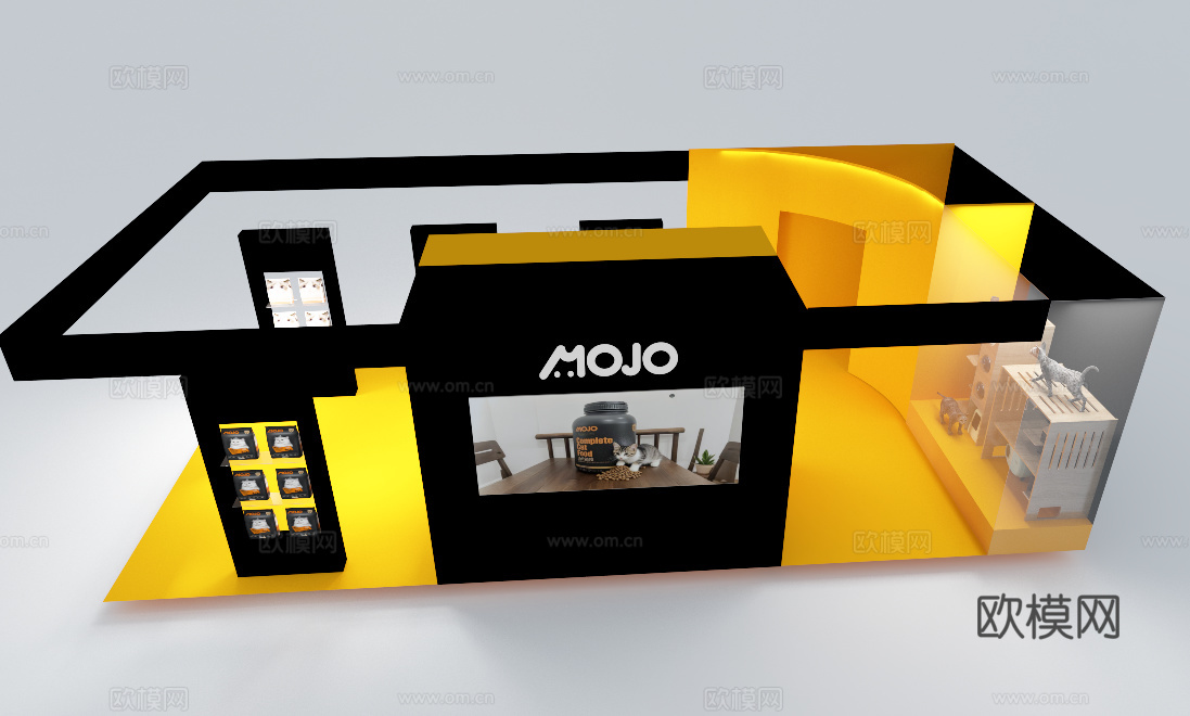 猫粮店3d模型