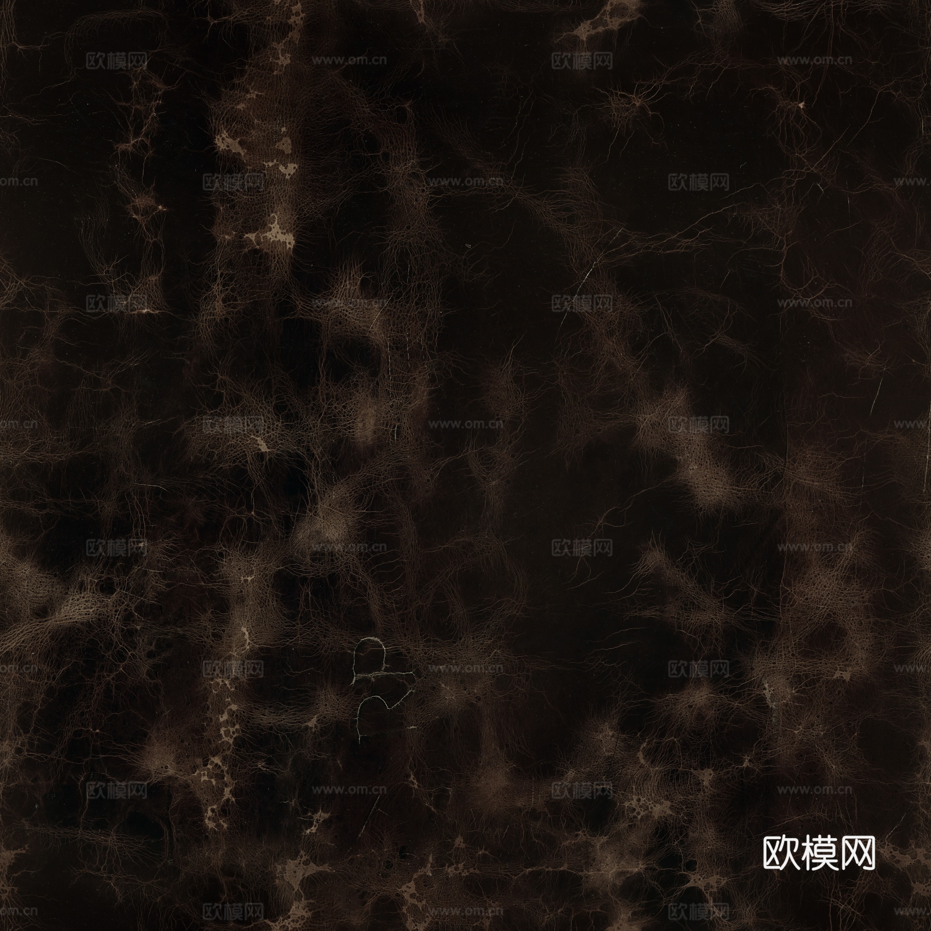 黑色细纹皮革