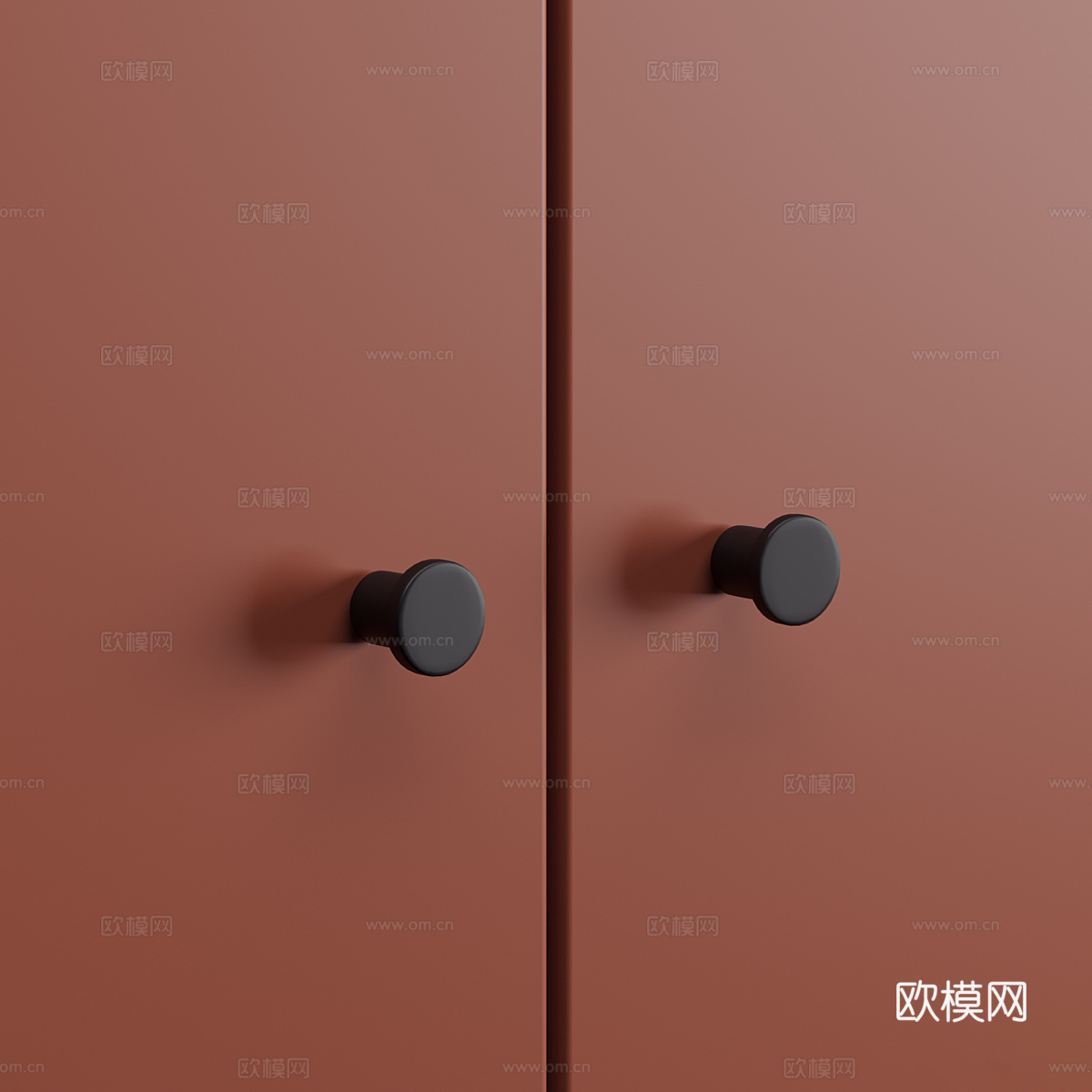 现代极简五斗柜 边柜 矮柜 电视柜3d模型