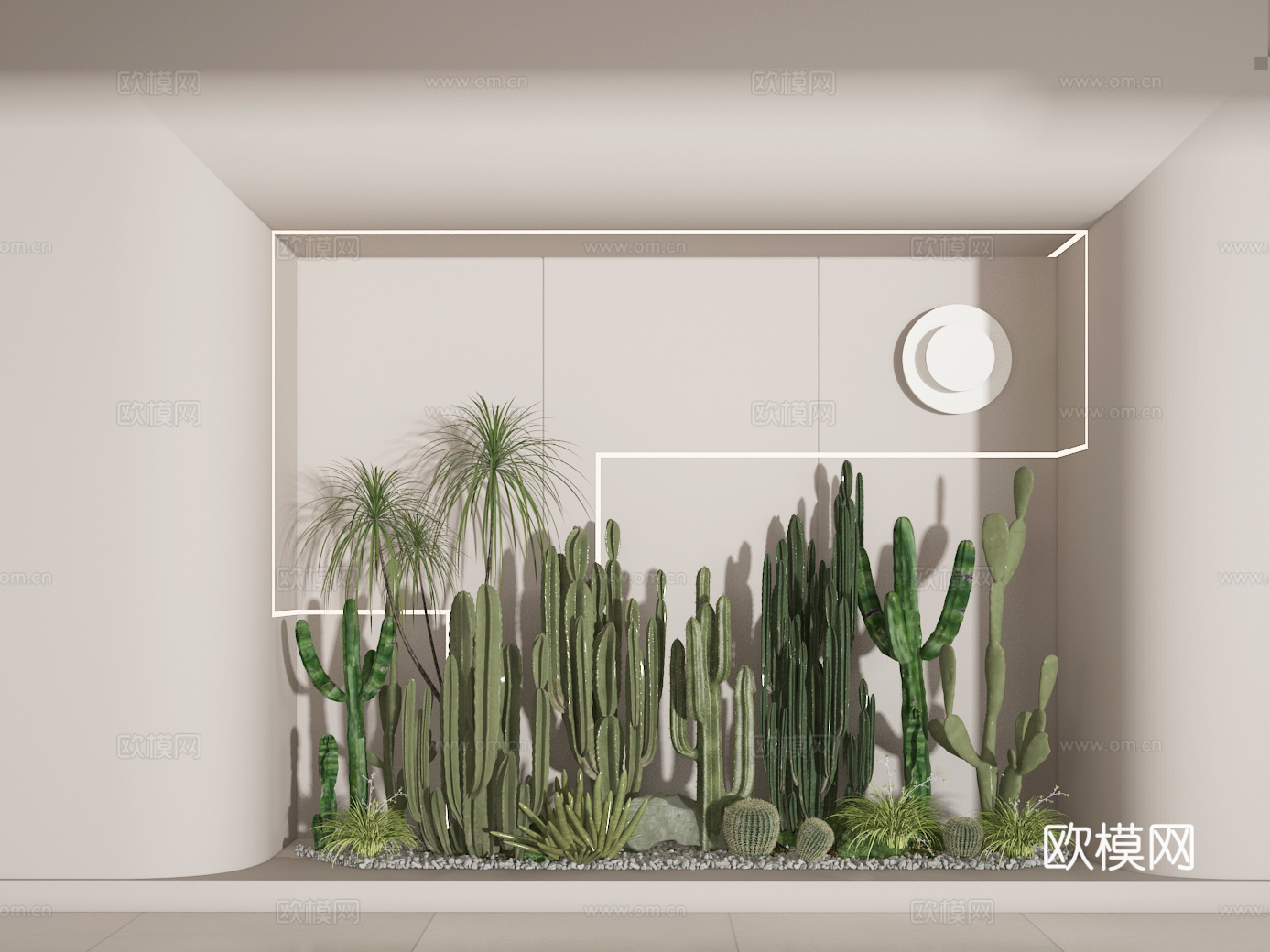 橱窗3d模型