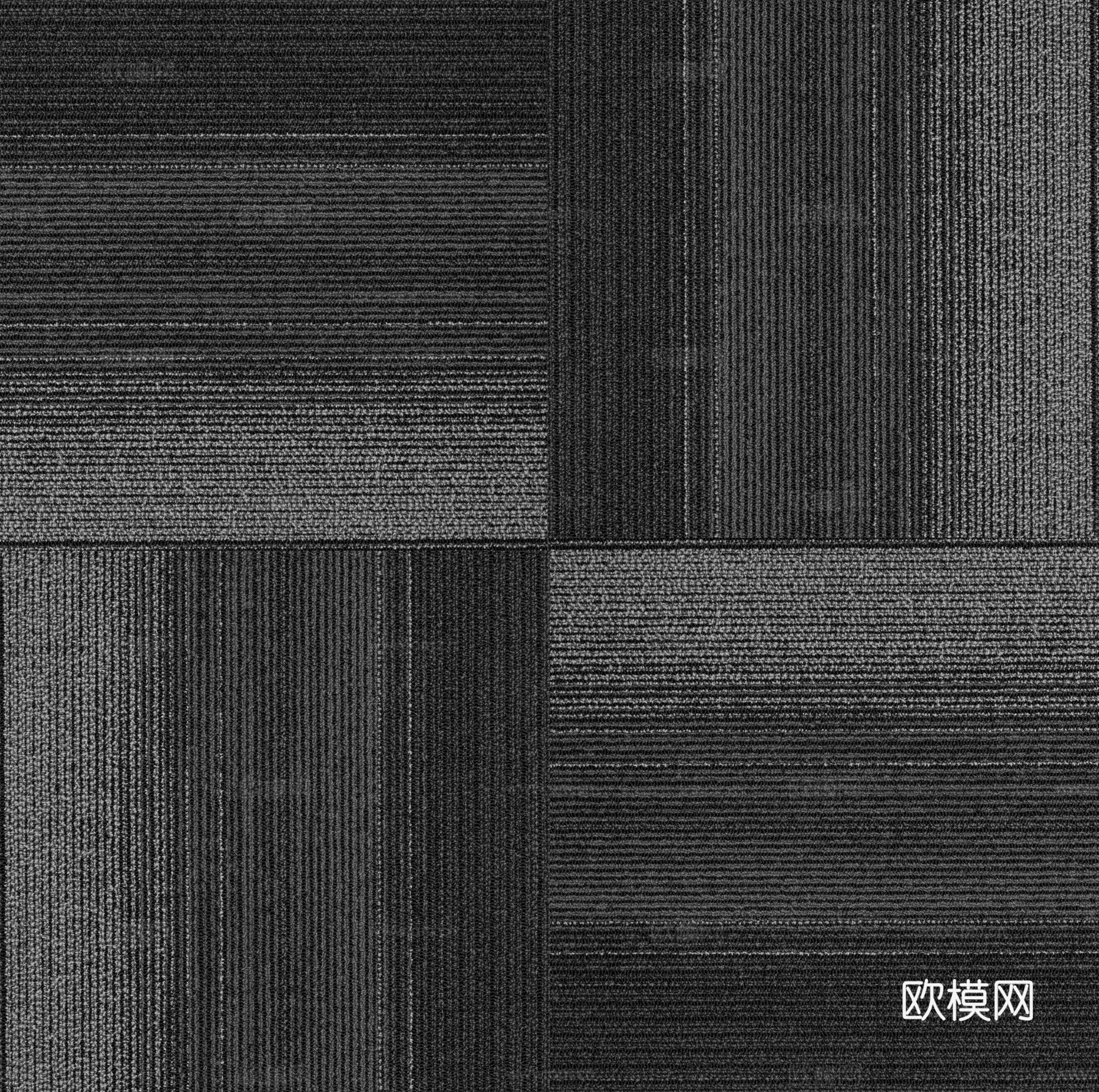 渐变黑色办公地毯