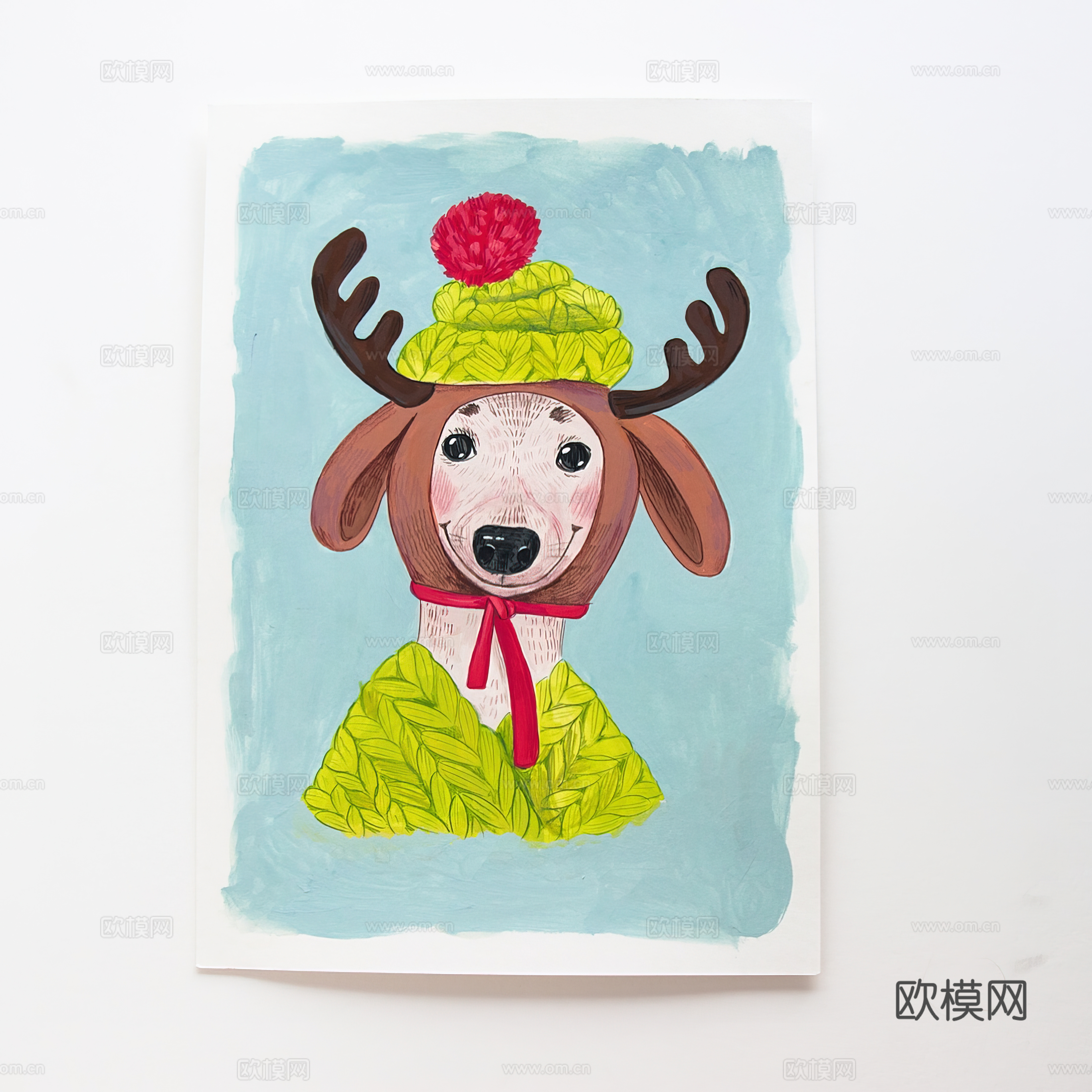 儿童插画  装饰画艺术画下载