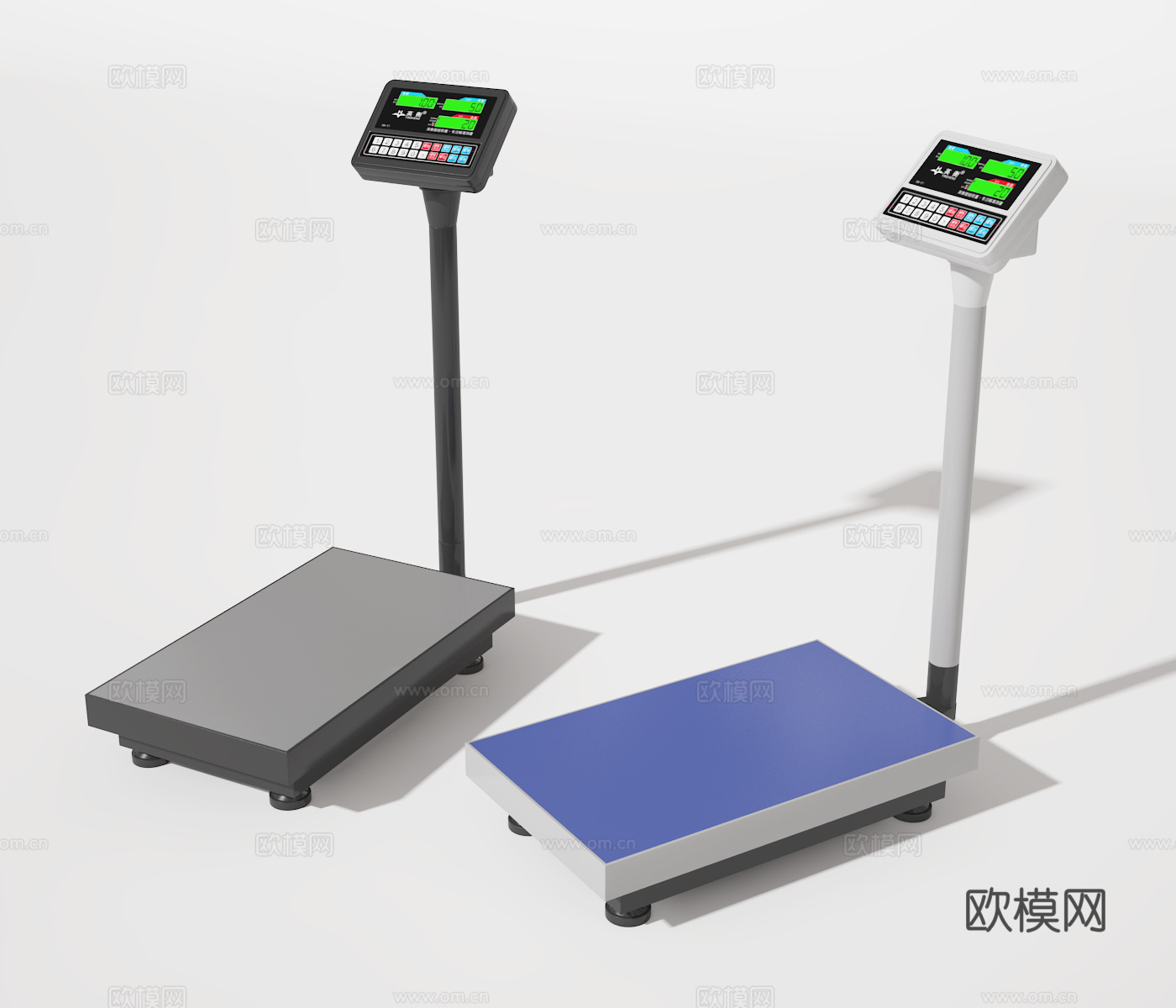 电子秤3d模型