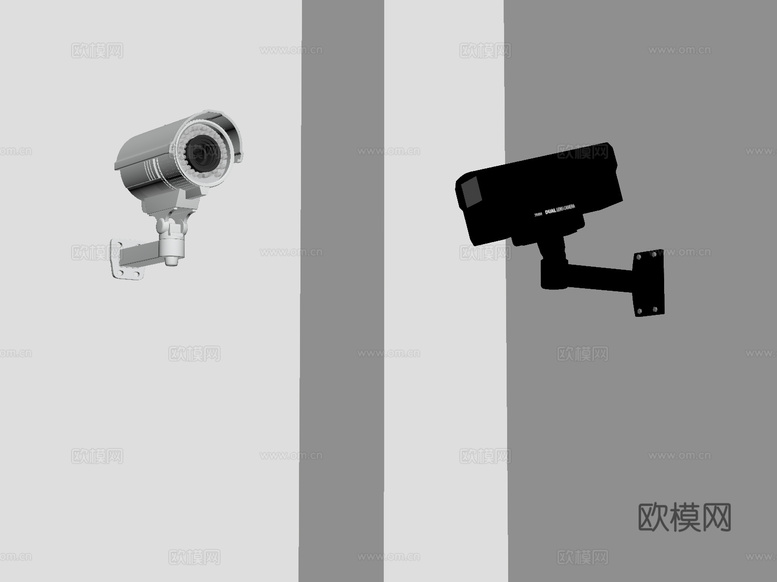 现代摄像头 监控探头su模型下载(渲染图2)