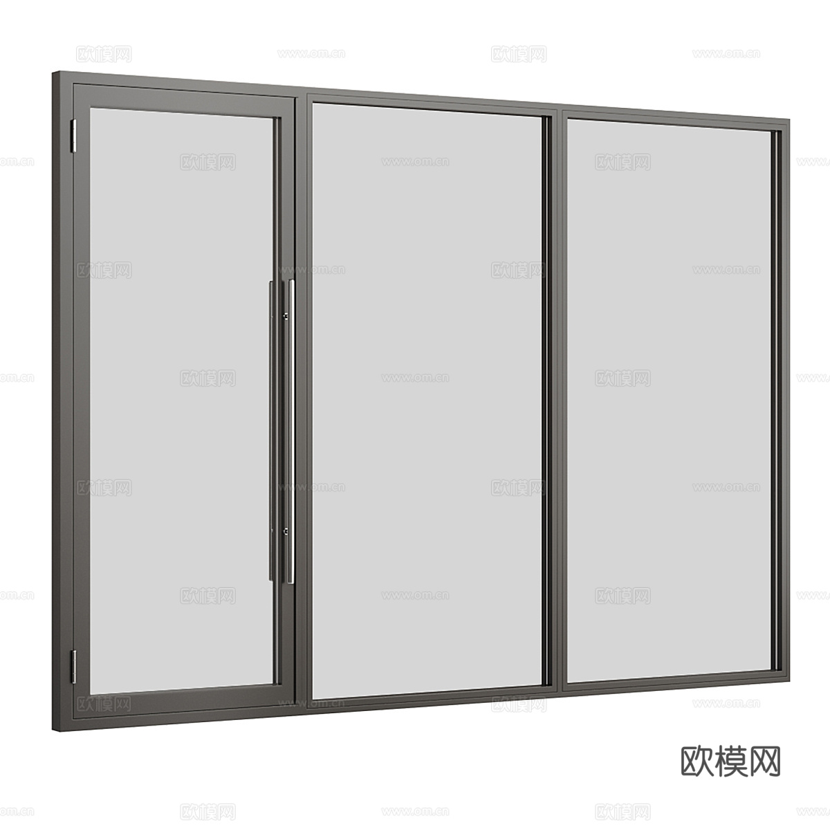 平开窗3d模型
