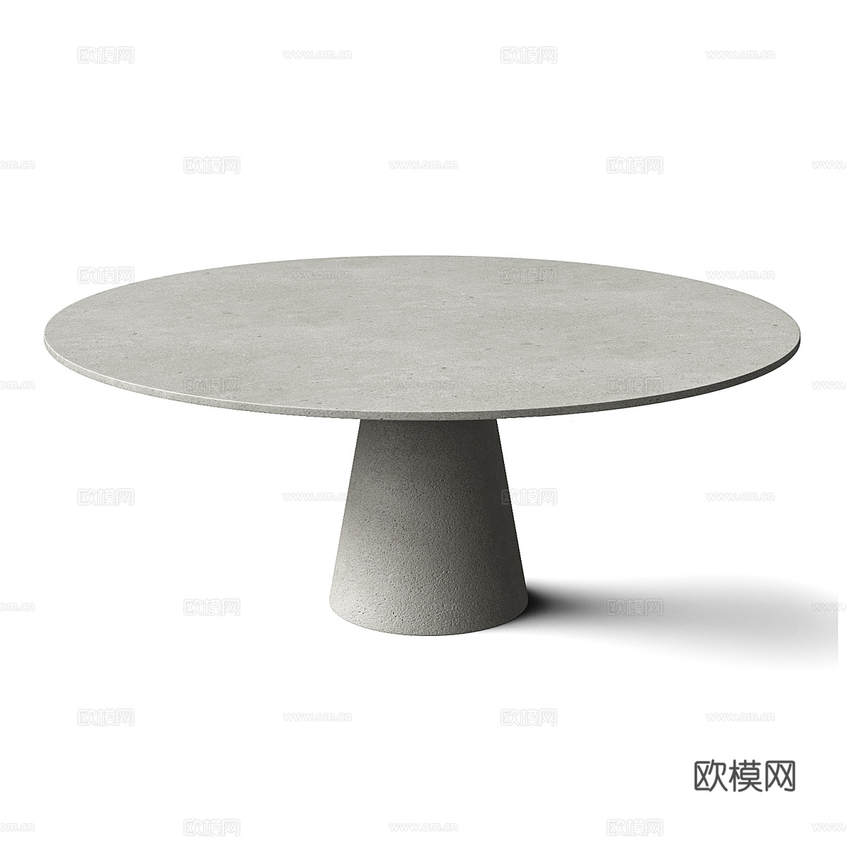 现代意式极简圆茶几3d模型