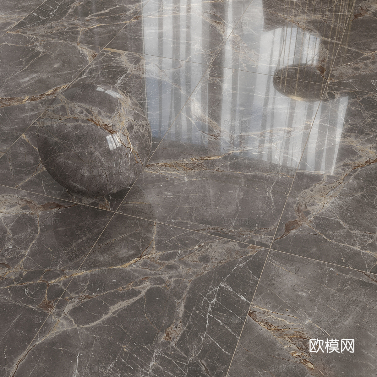 岩板 大理石 PU石材3d模型