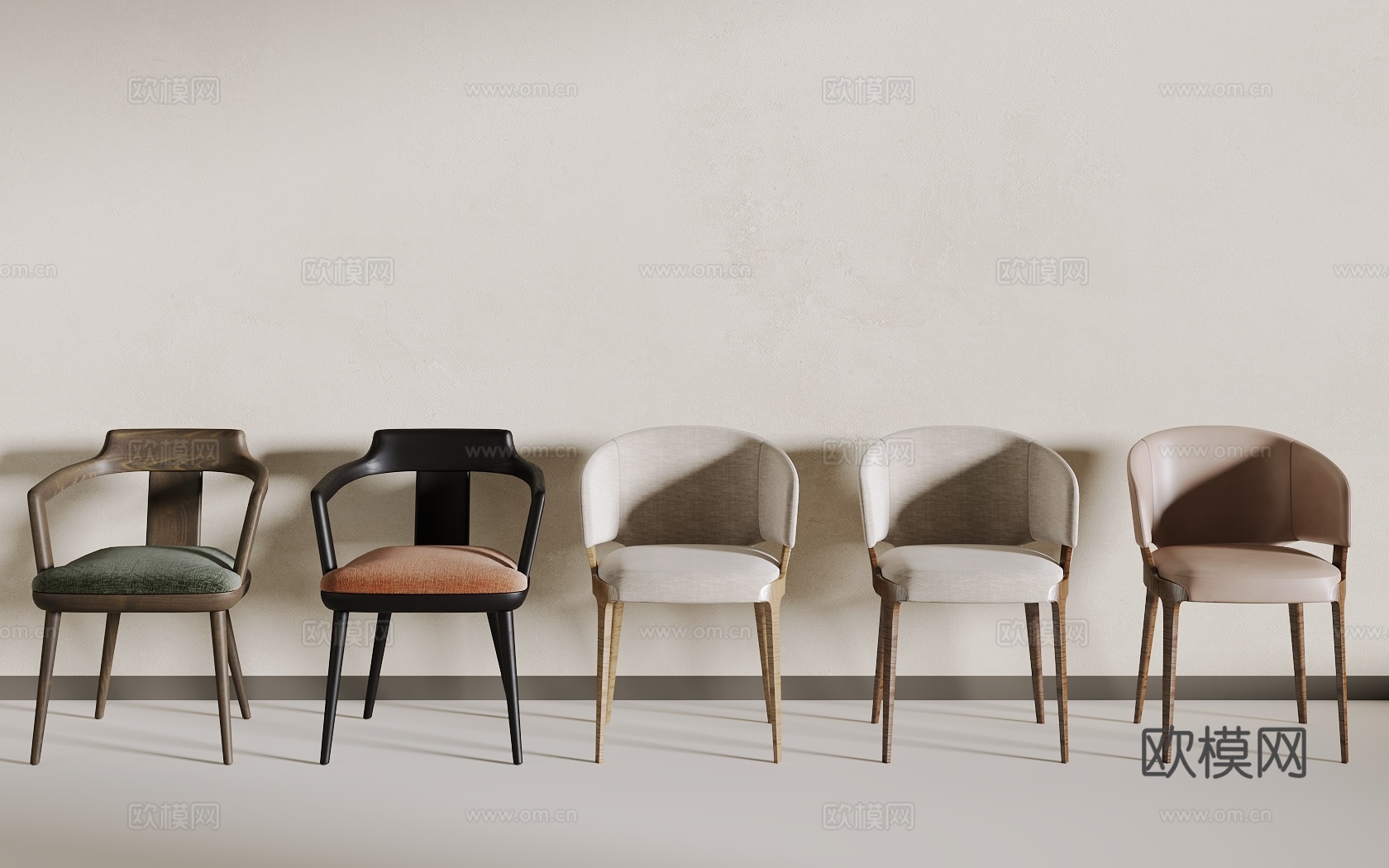 新中式座椅3d模型下载