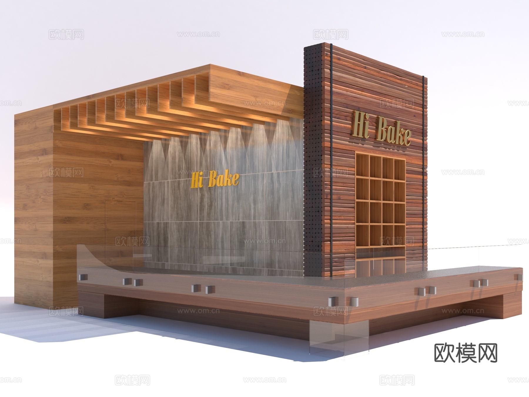 现代风格展厅3d模型